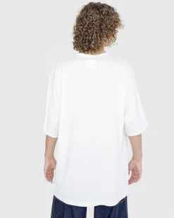 Boxy Bomuld T-Shirt Off White