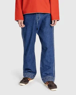 Broderet Denim Knolly Brook Trouser Indigo