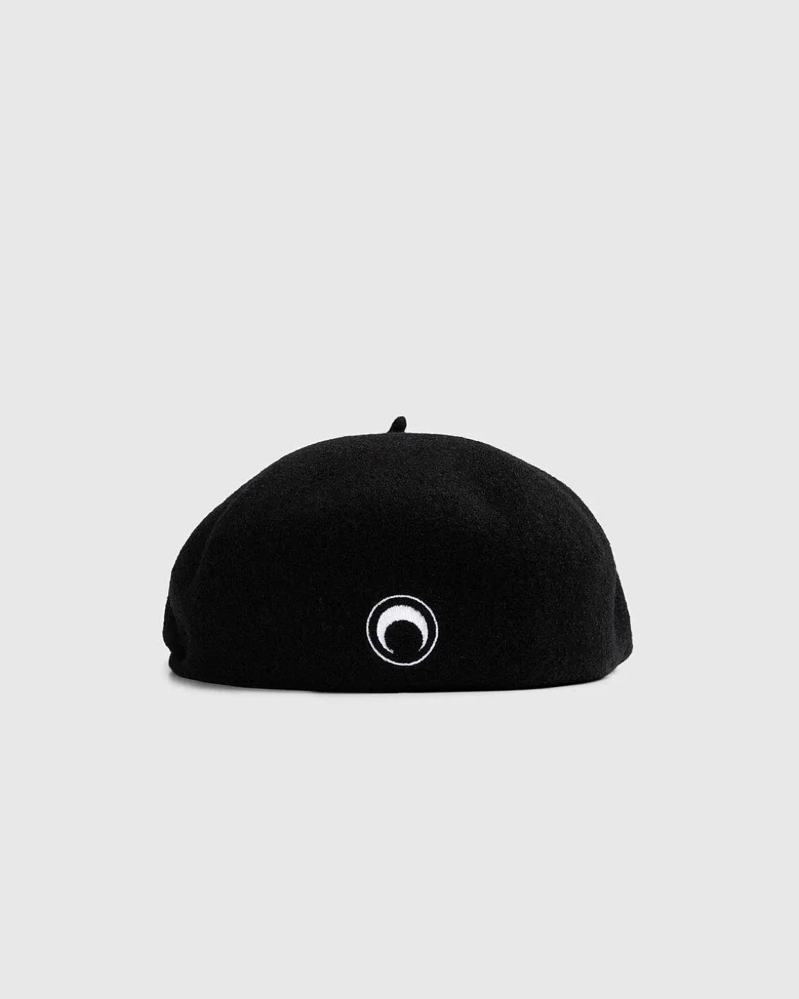 Broderet Fransk Baret Sort