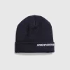 Broderet Logo Beanie Sort