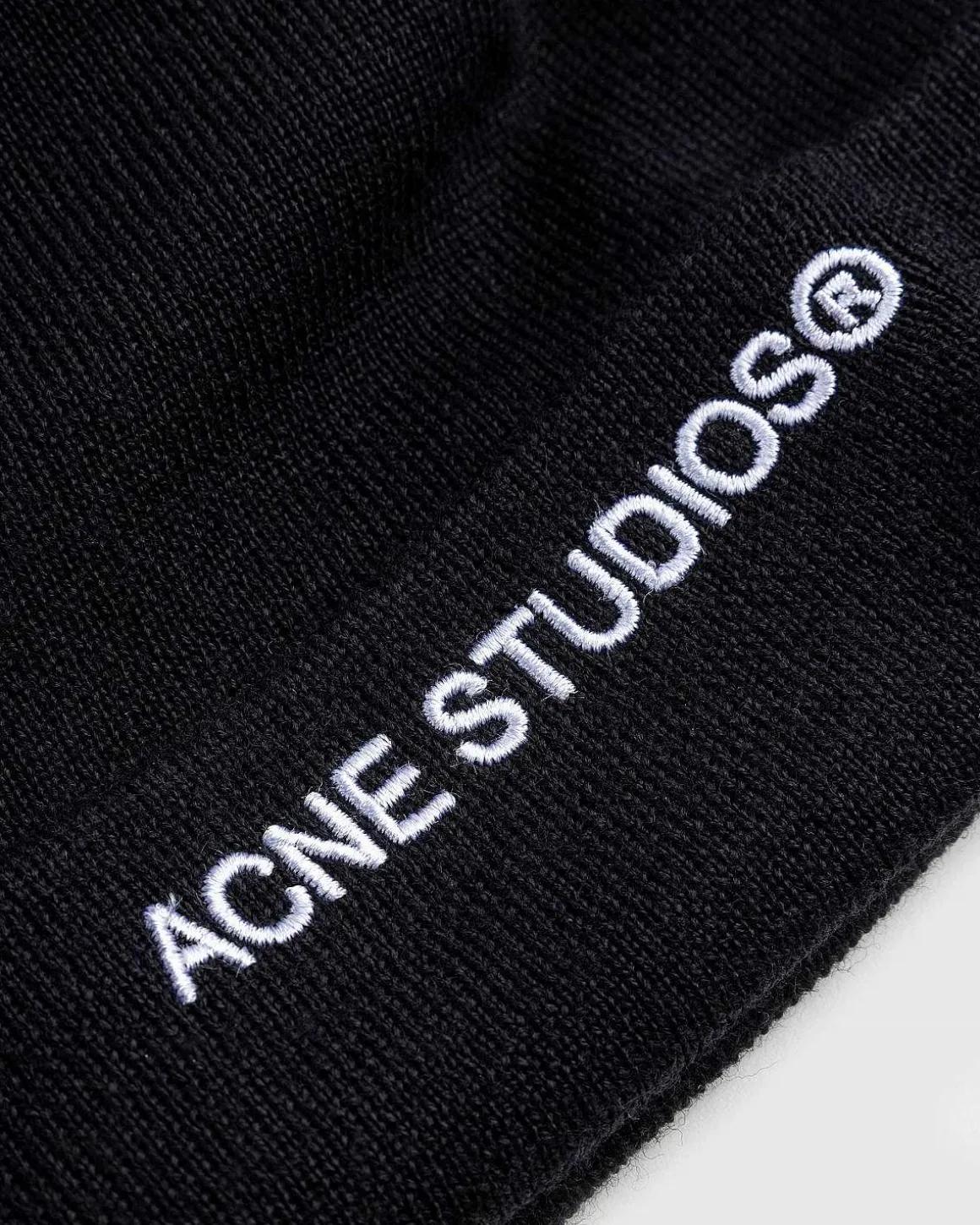 Broderet Logo Beanie Sort