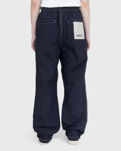 Bukser Med Kontrastsom Navy