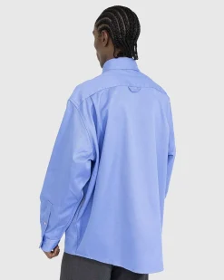 Button-Up Overshirt Kornblomst Bla