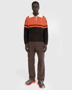Calm Polo Chestnut Brown/Ivory/Ruby Red