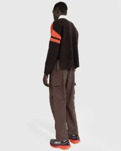 Calm Polo Chestnut Brown/Ivory/Ruby Red
