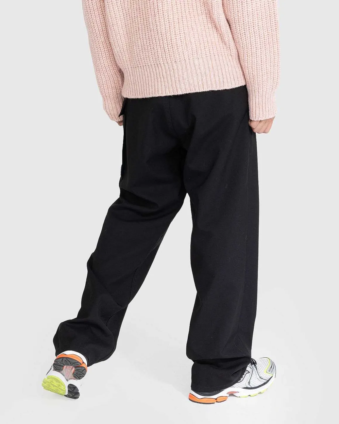 Cargo Pocket Uldbukser Sort