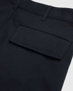 Cargo Pocket Uldbukser Sort