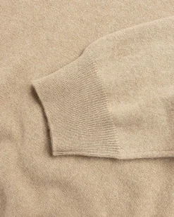Cashmere Crew Sweater Beige