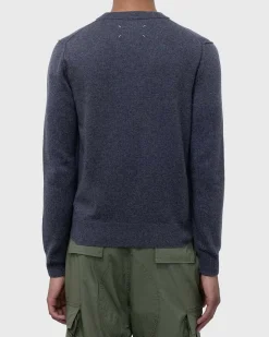 Cashmere V-Hals Sweater Gra