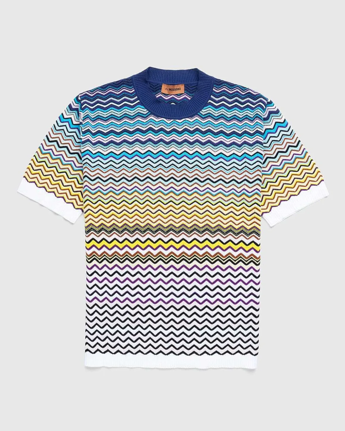 Chevron T-Shirt Bla/Sort/Hvid