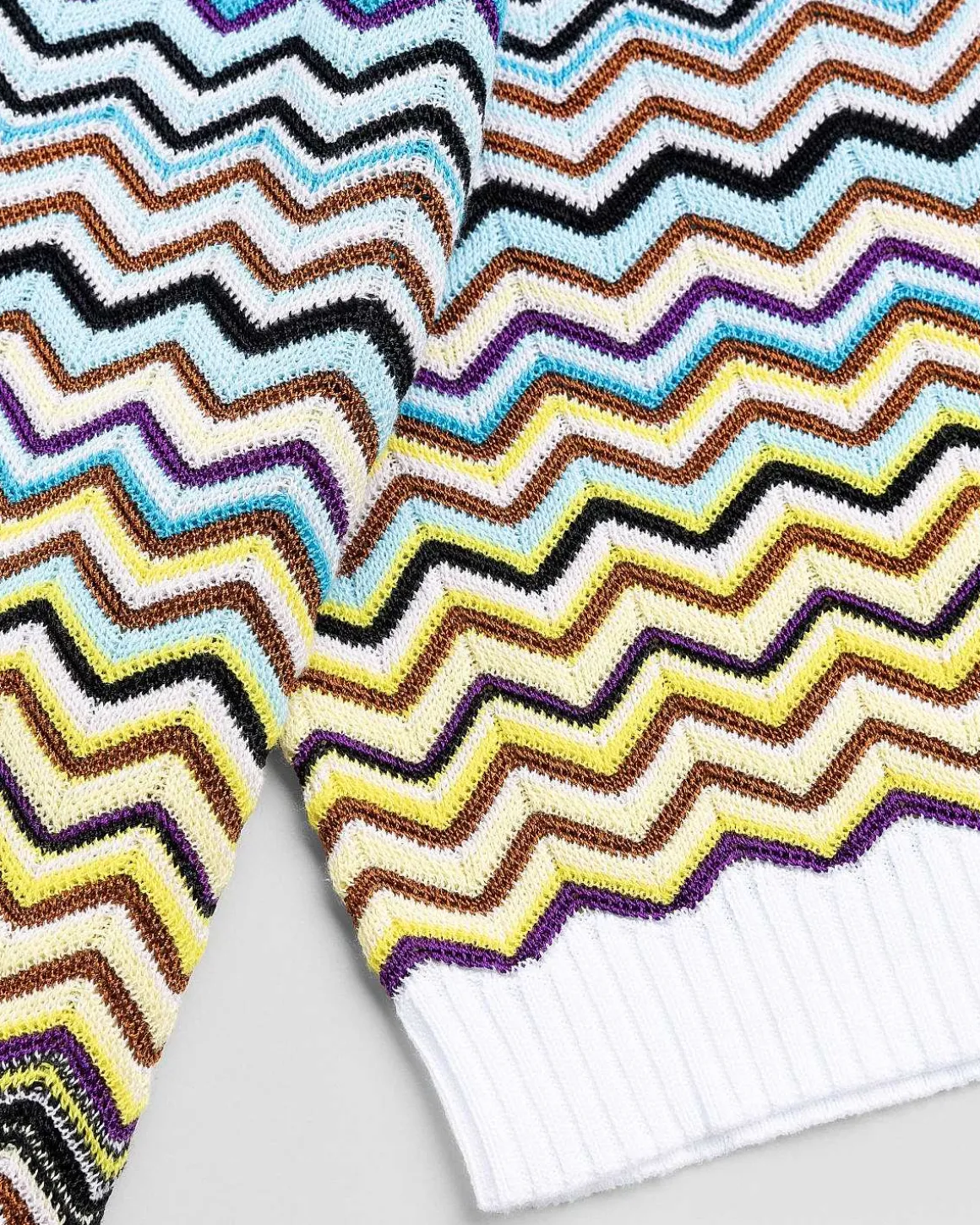 Chevron T-Shirt Bla/Sort/Hvid