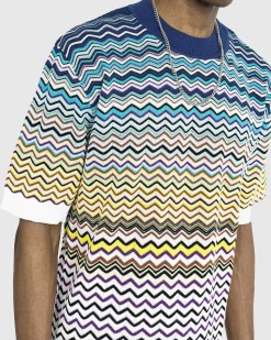 Chevron T-Shirt Bla/Sort/Hvid