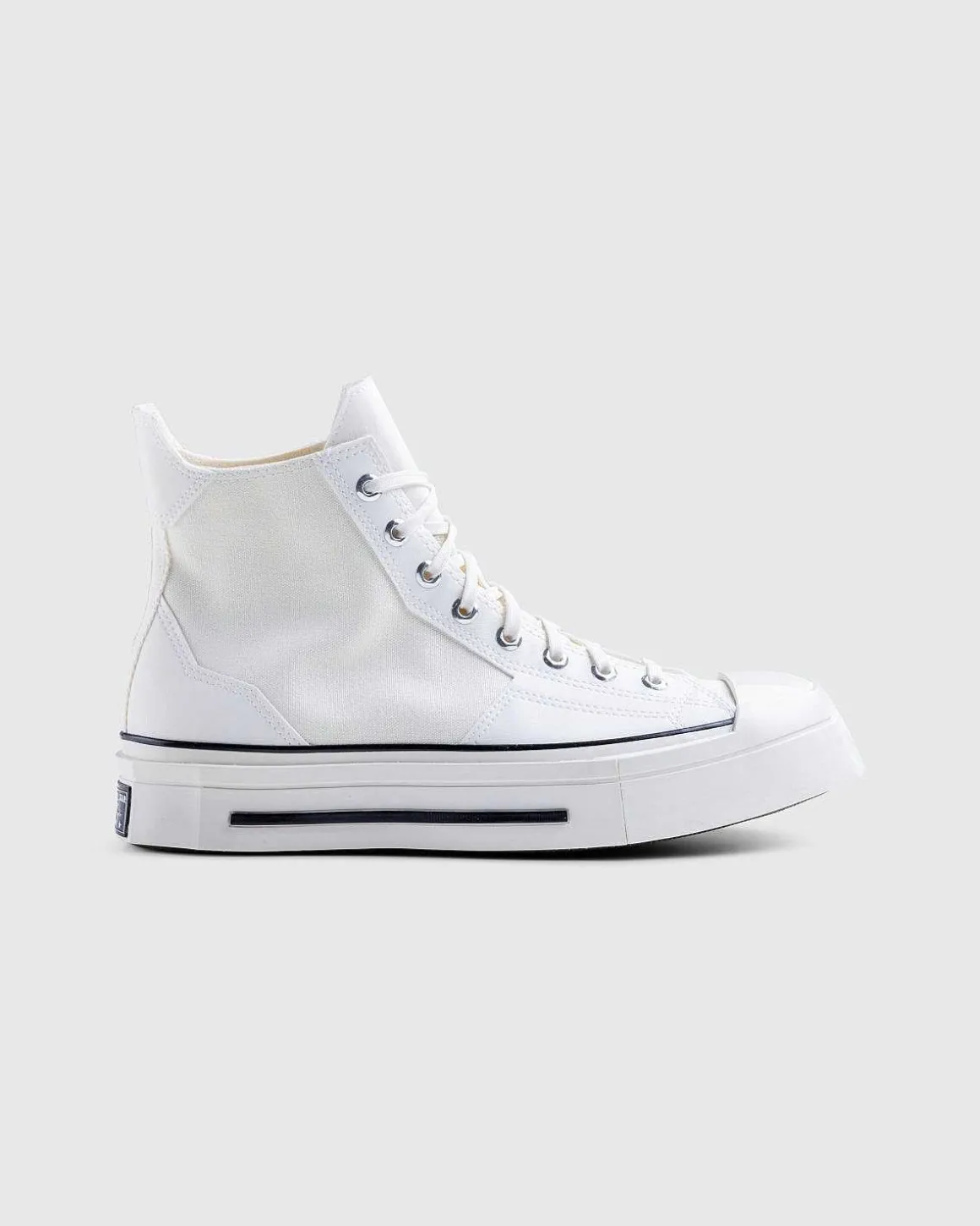Chuck 70 De Luxe Squared Hi Egret/Sort/Egret