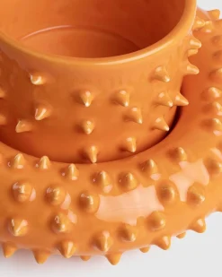 Chunky Cup Spiky Orange