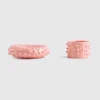 Chunky Cup Spiky Pink