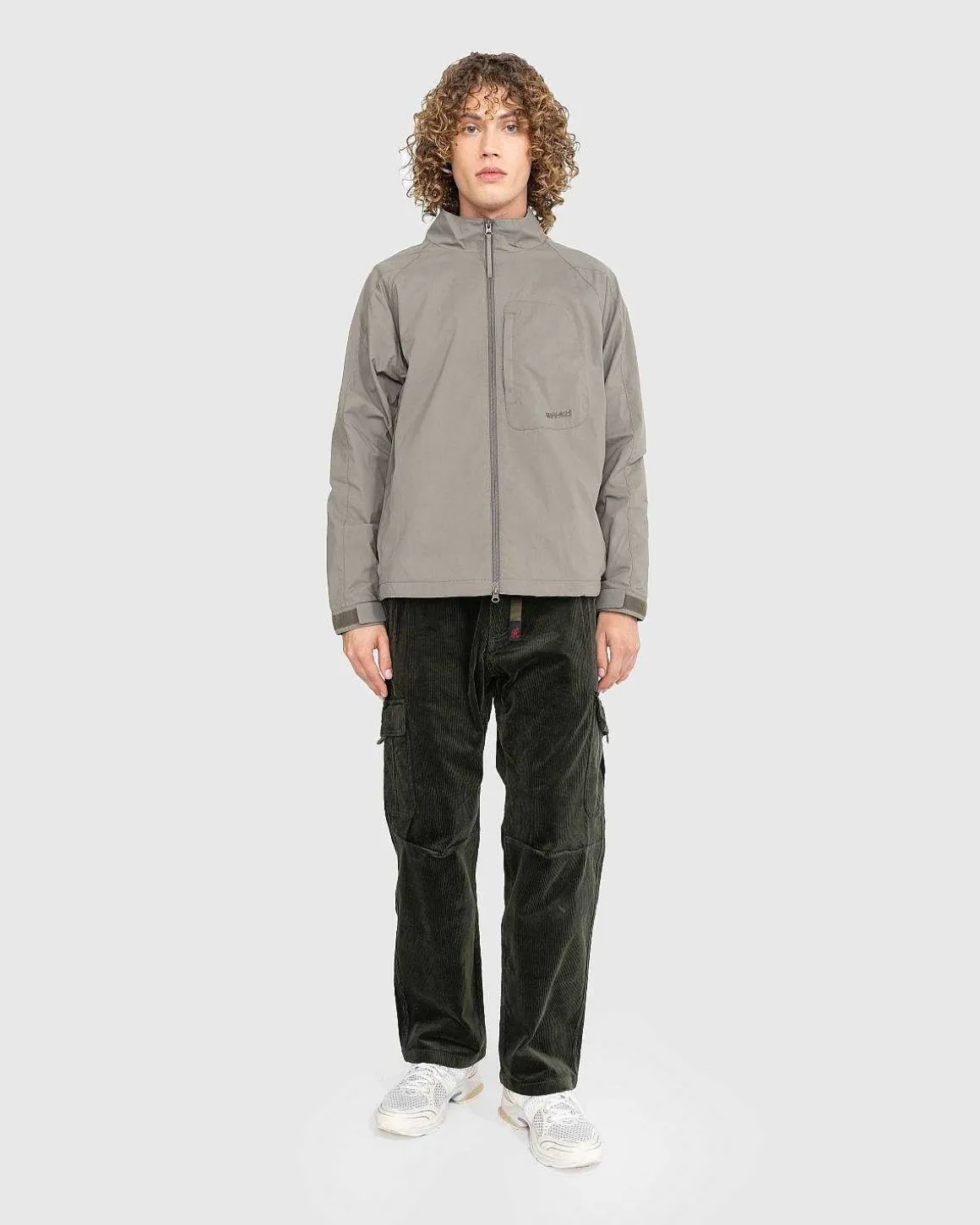 Corduroy Loose Cargo Pant Morkegron