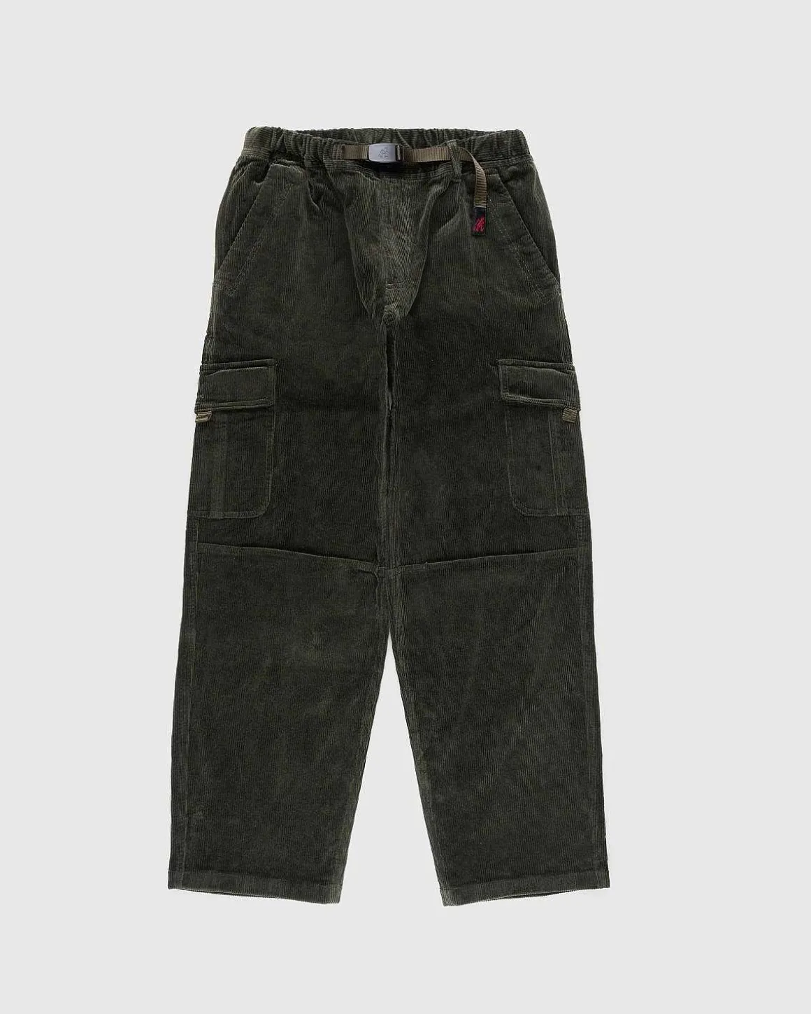 Corduroy Loose Cargo Pant Morkegron