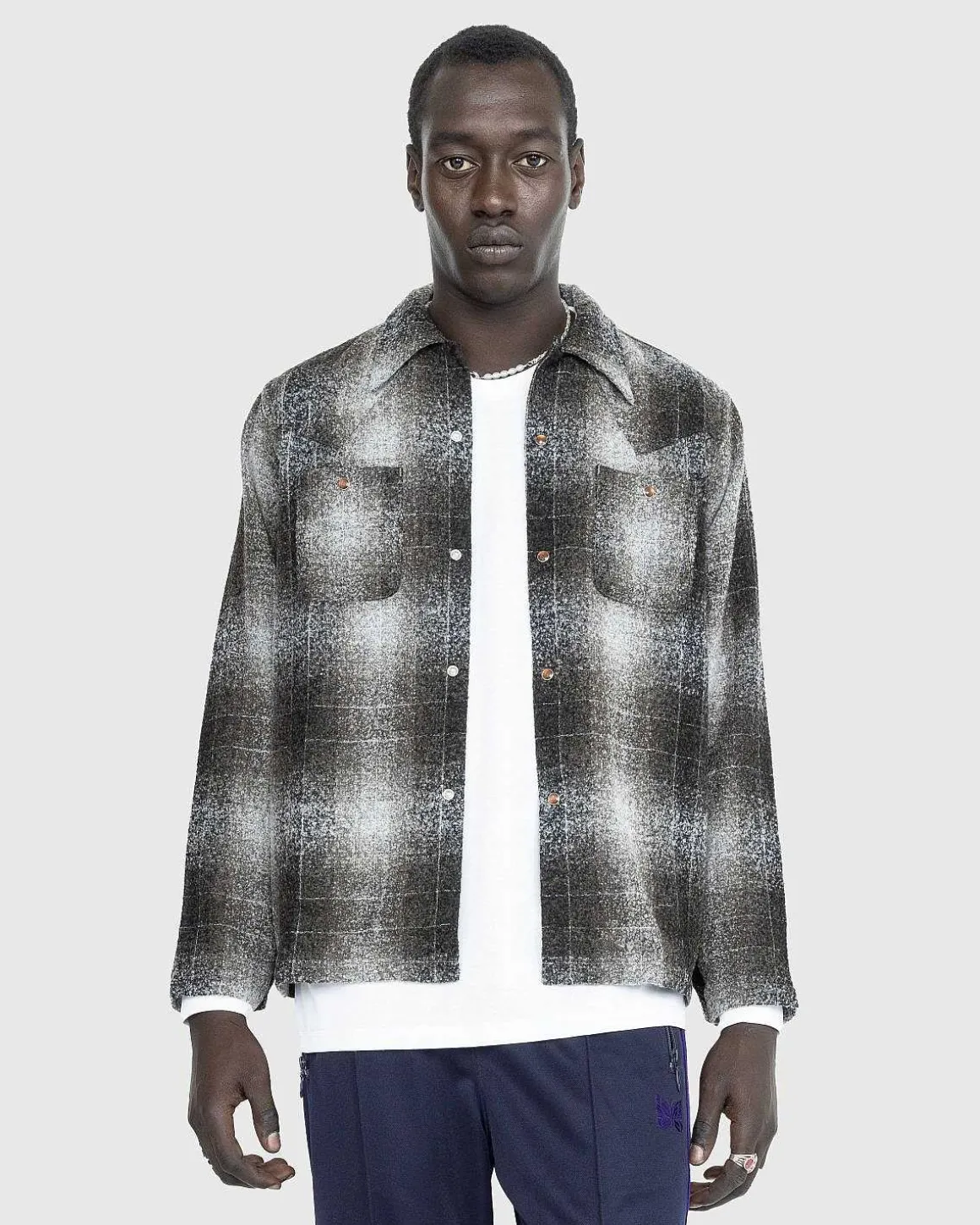Cowboy One-Up Skjorte - W/N/Pe Ombre Plaid