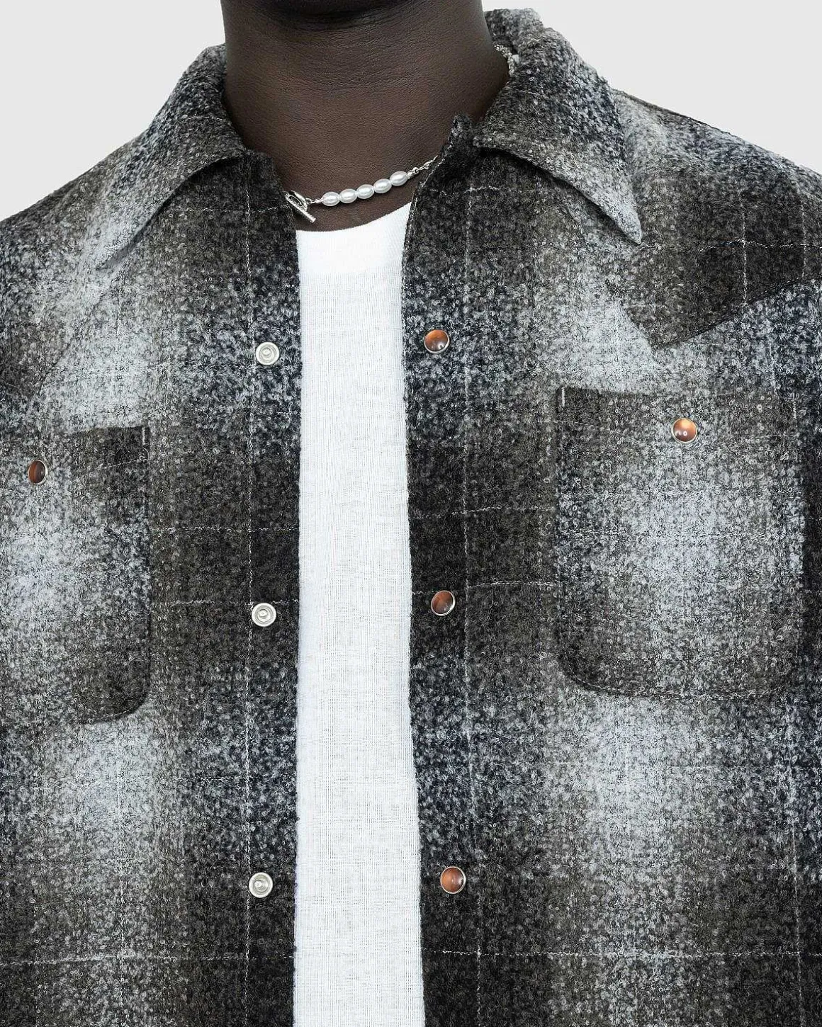 Cowboy One-Up Skjorte - W/N/Pe Ombre Plaid