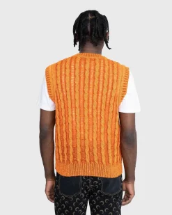 Creative Cable Mohair Vest