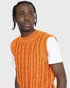 Creative Cable Mohair Vest