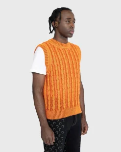 Creative Cable Mohair Vest