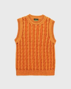 Creative Cable Mohair Vest