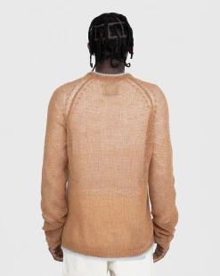 Crew Sweater Brun/Lysebla