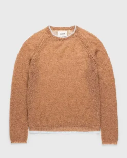 Crew Sweater Brun/Lysebla
