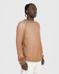 Crew Sweater Brun/Lysebla