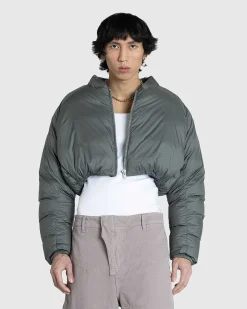 Cropped Pillow Bomber Moss