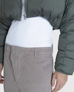 Cropped Pillow Bomber Moss