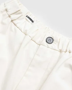 Cropped Straight Leg Bukser Beige