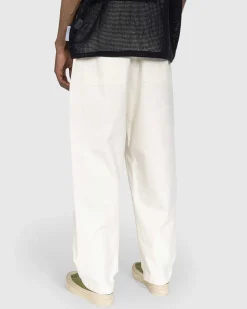 Cropped Straight Leg Bukser Beige