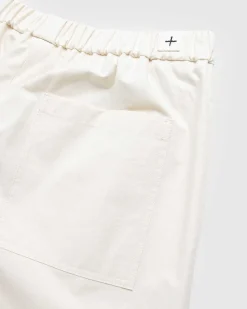Cropped Straight Leg Bukser Beige