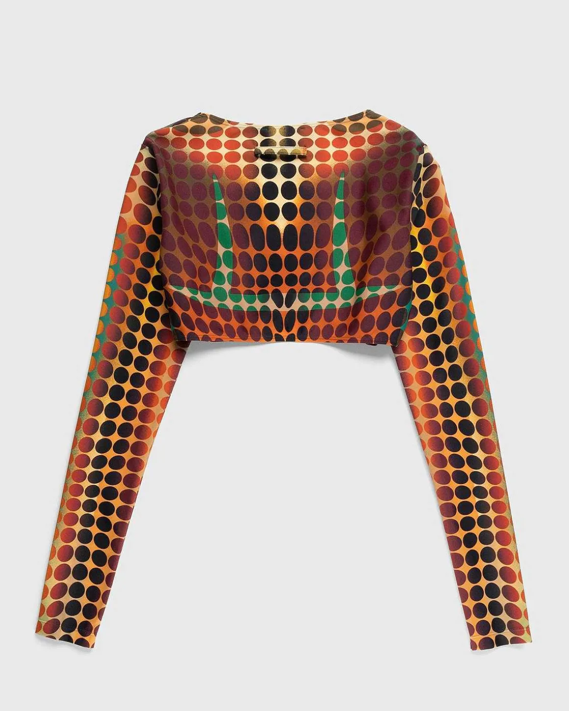 Cropped U-Hals Langaermet Top