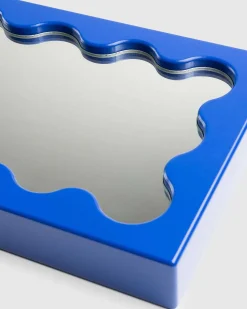 Curvy Mirror Micro Cobalt Blue