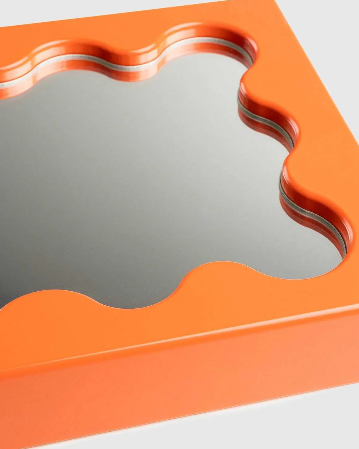 Curvy Mirror Micro Red