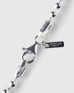Daisy Pendant Halskaede Solv/Hvid