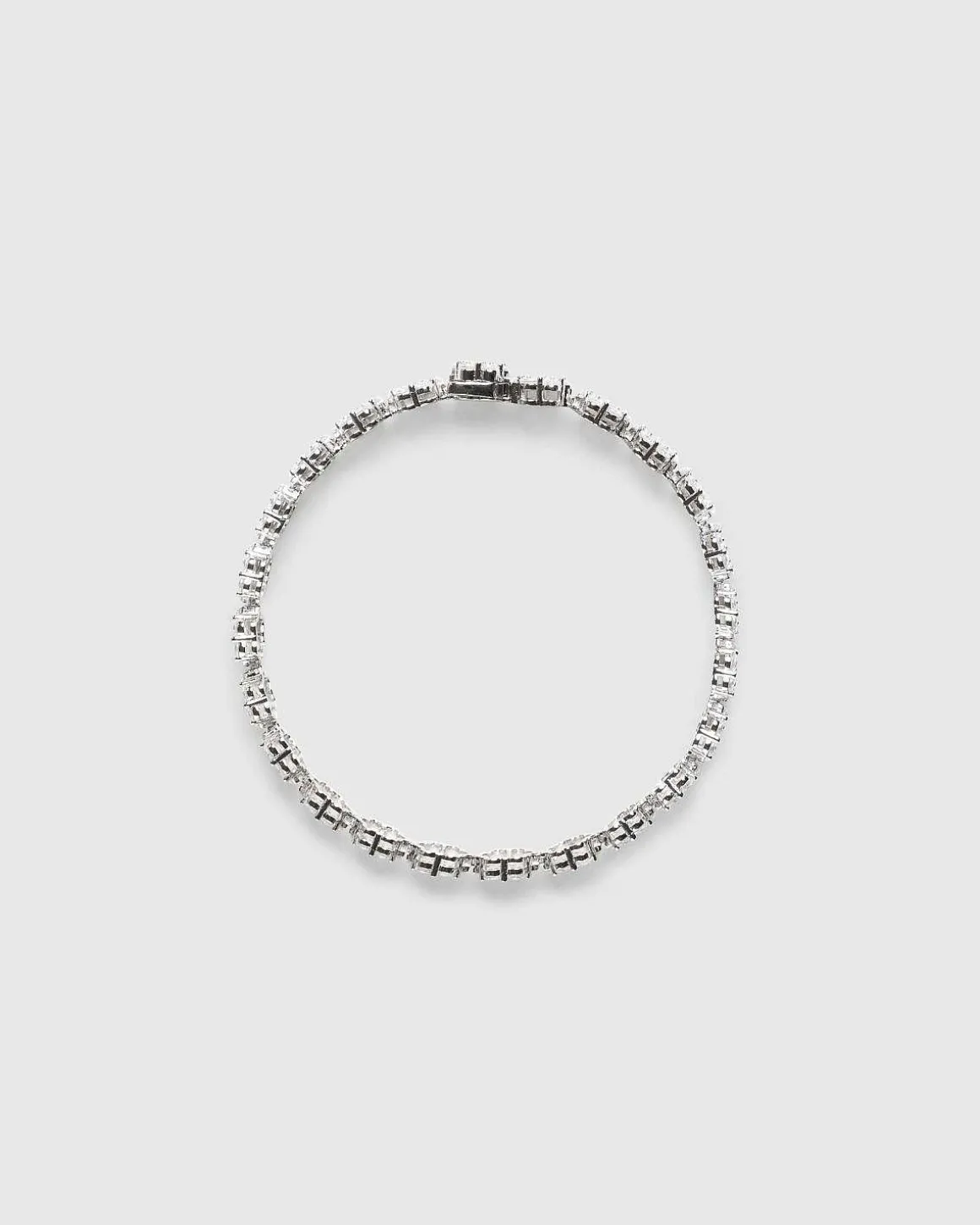 Daisy Tennis Armband Solv