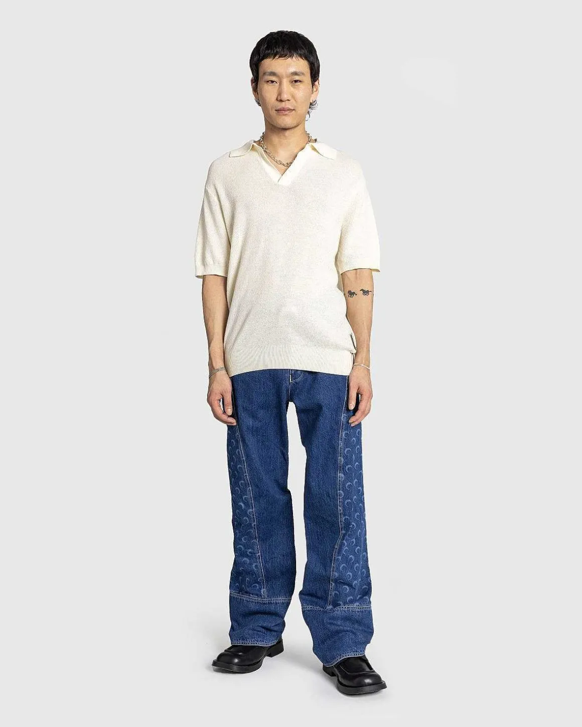 Deadstock Denim Baggy Pants Bla