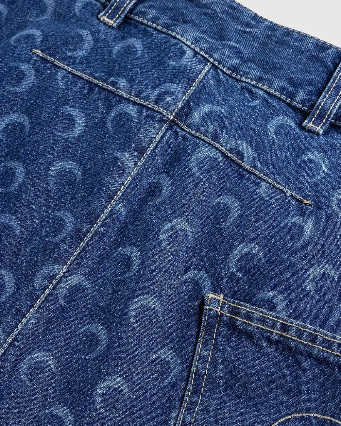 Deadstock Denim Baggy Pants Bla