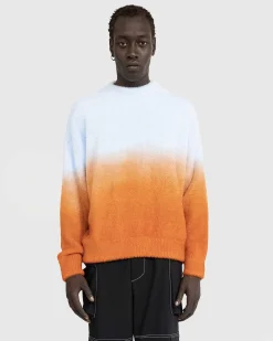 Degrade Knit Crewneck Sweater Sunset