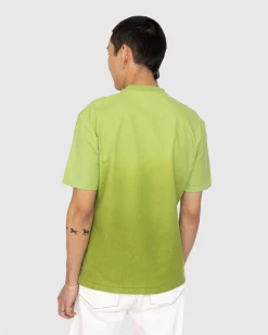 Degrade Linen T-Shirt Gron