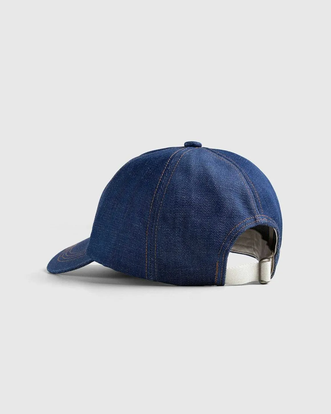 Denim Baseballkasket Indigo Bla