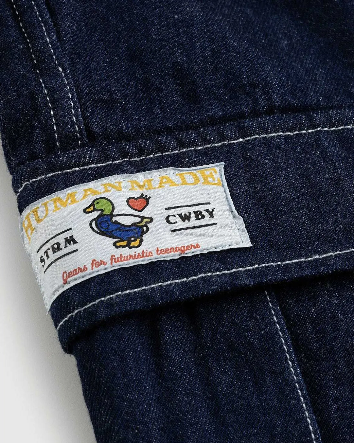 Denim Cargo Pants Indigo