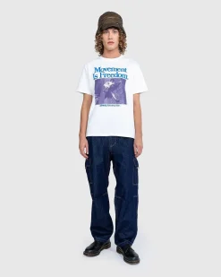 Denim Loose Cargo Pant Mork Indigo