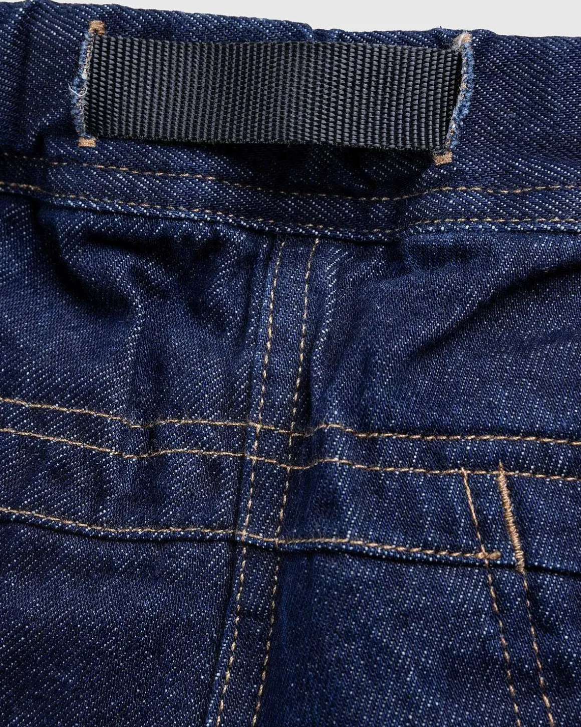 Denim Loose Cargo Pant Mork Indigo