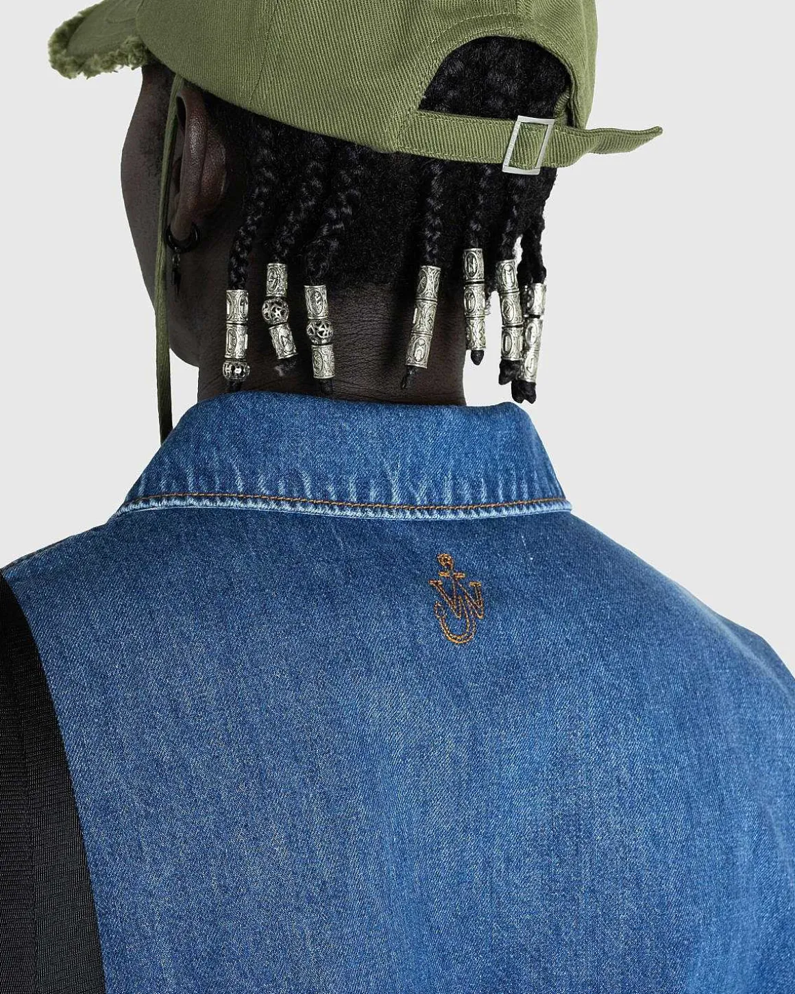 Denim Polo Skjorte Lysebla