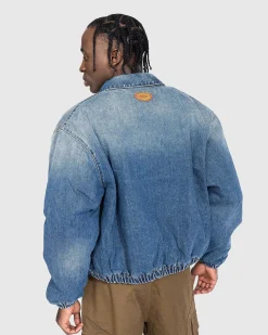 Denim Polstret Jakke Bla